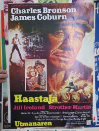 Haastaja / Utmanaren -elokuvajuliste, Charles Bronson, James Coburn