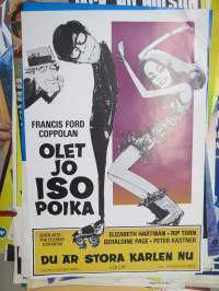 Olet jo iso poika -elokuvajuliste (Francis Ford Coppola)