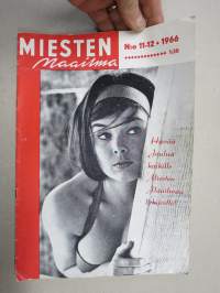 Miesten Maailma 1966 nr 11-12 -ajanviete- ja pin-up-lehti