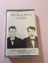 Pet Shop Boys – Actually. Playboy 299 C-kasetti / C-cassette