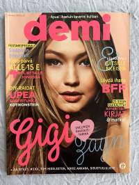 Demi 2016 nr 7, julisteet Tom Hiddleston, Nikke Ankara, Zayn Malik & Gigi Hadid