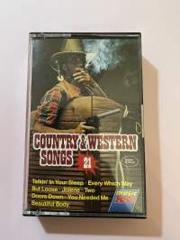 Country & Western songs 21 (8821) -C-kasetti / Cassette