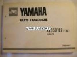 Yamaha XZ550'82 (11U) -luettelo