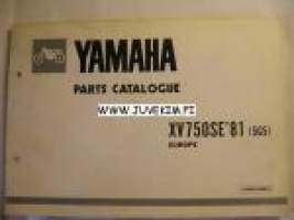 Yamaha XV750SE'81 (5G5) -luettelo