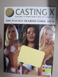 Hustler Casting X vol. 1 -aikuisviihdelehti / adult graphics magazine