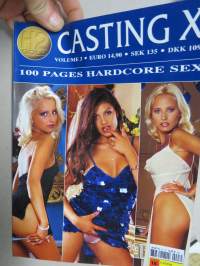 Hustler Casting X vol. 3 -aikuisviihdelehti / adult graphics magazine