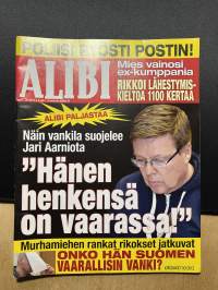 Alibi 2014 nr 5, Ex-poliisi surmattiin Sodankylässä, Lahden haulikkosurma, Pekka Luukkonen, Kiven sisältä - Lauri Johansson kolumni