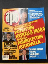 Apu 1991 nr 48, Arja Tiainen, Reijo Reksa Ruotsalainen, Pettersson Brass, Tapani Kansa