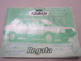 Fiat Regata vm. 1987 Käsikirja / käyttöohjekirja