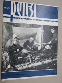 Peitsi 1957 nr 2 - Maanpuolustajain lehti, Kaartin kasarmin historiaa, Jalkaväenkenraali K.A. Heiskanen, Maastossa mieheb kunto punnitaan, Tenon koukkuleuka...