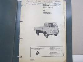 Rheinstahl Hanomag - Matador Lastwagen - Truck - Camions / Instandsetzungs-Anleitung - Rapair Manual - Manuel de réparation -korjausohjekirja, tehtaan alkuperäinen