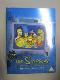 Simpsons The Complete Fourth Season DVD box -avaamaton pakkaus
