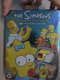 Simpsons The Complete Eight Season DVD box -avaamaton pakkaus