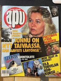 Apu 1990 nr 48, Juha Vainion leski Pirkko, Pulttibois, Eila Torvela, Luontoliite