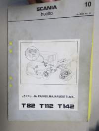 Scania huolto - Jarru- ja paineilmajärjestelmä T82, T112, T142