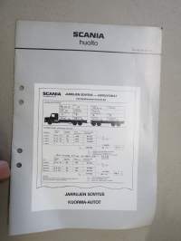 Scania huolto - Jarrujen sovitus, kuorma-autot
