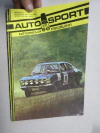 Auto Sport 1971 kesäkuu, Tuisku Urpiala, Ahvenisto, Vauhtikisat Keimola, Sunbeam ST, Interserie, Kesoil-rallit junioreille, Mika Arpiainen, Joensuun asiaa, ym.