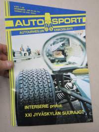 Auto Sport 1971 nr 4, Jyväskylän Suurajot, Interserie protot, Eero Soutulahti, Jacky Ickx, Reinen Wisell, Leo Kinnunen & MB 280 SE 3.5, Keimola loppuunmyyty...