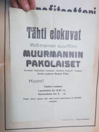 Tähti Elokuvat - Muurmannin pakolaiset  -elokuvajuliste