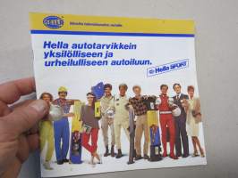 Hella autotarvikkeet yksilölliseen ja urheilulliseen autoiluun -myyntiesite / tuoteluettelo