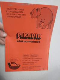 Pikavik etukuormaimet -myyntiesite
