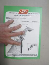 JF niittosilppuri / tarkkuussilppuri -myyntiesite