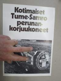Tume-Samro perunankorjuukoneet -myyntiesite