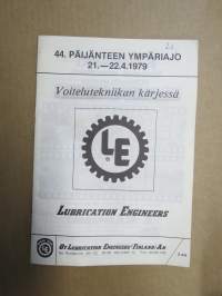 44. Päijänteen Ympäriajo 21-22.4.1979 -rallikisa / moottoriurheilukilpailu, käsiohjelma / lähtöluettelo