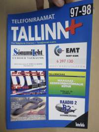 Tallinn 1997 & 1998 - Tallinna telefooniraamat -puhelinluettelo