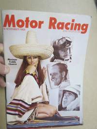 Motor Racing and Sportscar 196 nr 11, Mexican Treble, Le Mans Ford GT 40 Victory, Jacky Ickx, Jackie Stewart wins for Ken Tyrrell, Lola-Chevrolet, etc.