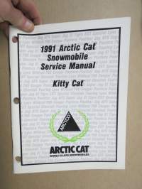 Arctic Cat 1991 Snowmobile Kitty Cat Service Manual moottorikelkka korjaamokäsikirja