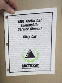 Arctic Cat 1991 Snowmobile Kitty Cat Service Manual moottorikelkka korjaamokäsikirja