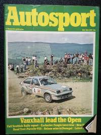Autosport - Lehti 1979 nr 12 - Vauxhall lead the Open, Full Scottish Rally report, Exclusive: Fangio interview, New F1 Arrows, ym.