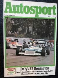 Autosport - Lehti 1979 nr 7 - Daly´s F2 Donington, Surer´s disputed Euro title, Interview: Jaques Laffite, Elsmore´s Russek, ym.