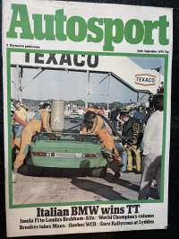 Autosport - Lehti 1979 nr 11 - Italian BMW wins TT, Imola F1 to Lauda´s Brabham-Alfa, World Champion´s column, ym.