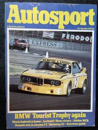 Autosport - Lehti 1978 nr 12 - BMW Tourist Trophy again, Mario Andretti at home, Leyland´s Manx Victory, Quebec WCR, Renault win in Jarama F3, ym.