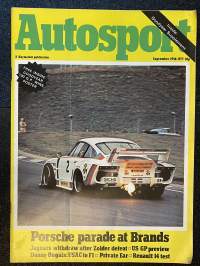 Autosport - Lehti 1977 nr 13 - Porsche parade at Brands, Jaguars withdraw after Zolder defeat, US GP preview, Danny Ongais: USAC to F1,  ym.