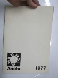 Aneta 1977 - Belysningskatalog -valaisinluettelo