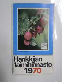 Hankkijan taimihinnasto 1970