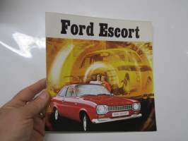 Ford Escort 1100 Std, Escort 1300 De Luxe, GT, Farmariauto 1970 -myyntiesite / sales brochure