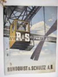 Rundqvist & Schultz Ab 1944 Lagerlista -tuoteluettelo