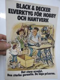 Black & Decker elverktyg för hobby och hantverk -broschyr