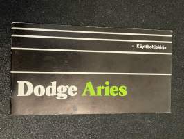 Dodge Aries -käyttöohjekirja (1982)