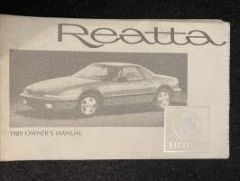 Buick Reatta - Käyttöohjekirja (1989)
