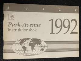 Buick Park Avenue - Käyttöohjekirja (1992)