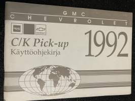 Chevrolet C/K Pick-up - Käyttöohjekirja (1992)