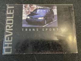 Chevrolet Trans Sport - Käyttöohjekirja (Vuotta ei tiedossa)
