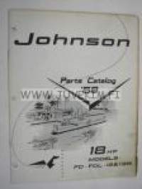 Johnson 18 hp models FD - FDL - 13 & 13R outboards 1959 parts catalog -varaosaluettelo