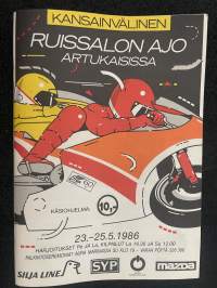 Kansainvälinen Ruissalon ajo Artukaisissa 23-25.5.1986 - käsiohjelma
