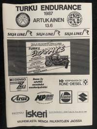 Turku Endurance 1987 - käsiohjelma